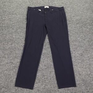 HTL Pants Mens 40x29 Navy Blue Stretch Dress Trouser Style 48200 Traveller 211